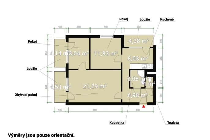 Prodej, Byt 3+1, Praha