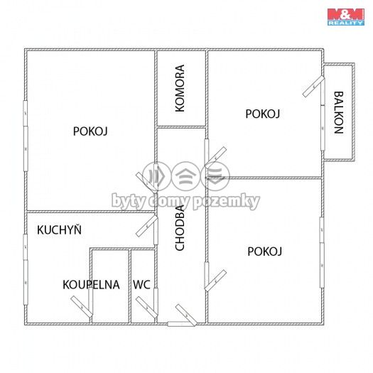 Prodej, Byt 3+1, Ždánice