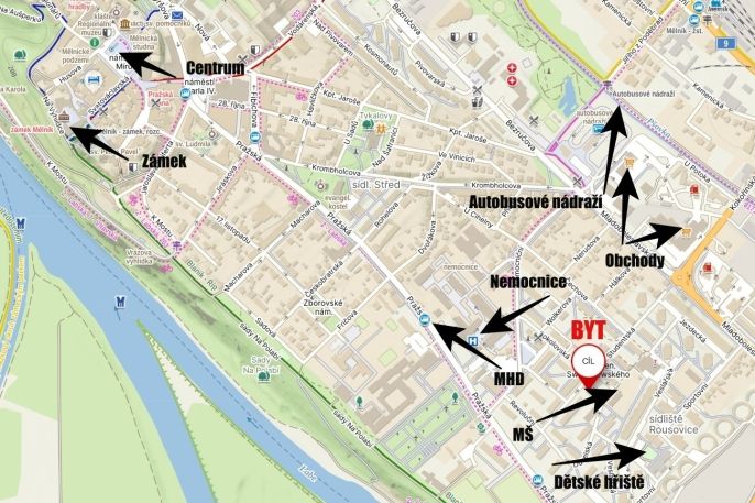 Prodej, Byt 2+kk, Mělník