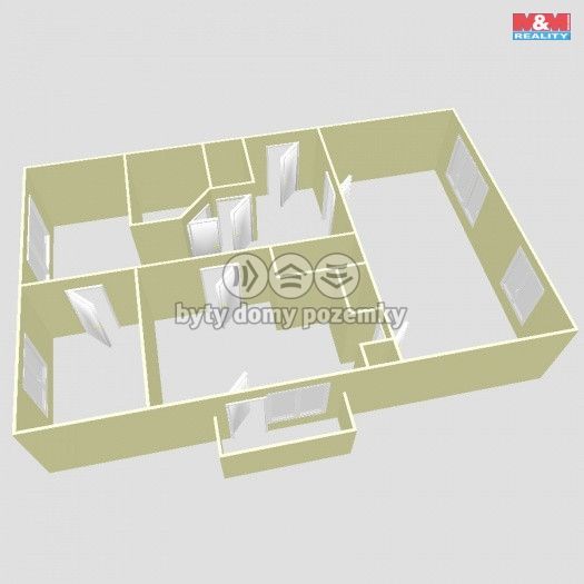 Prodej, Byt 3+1, Nepomyšl