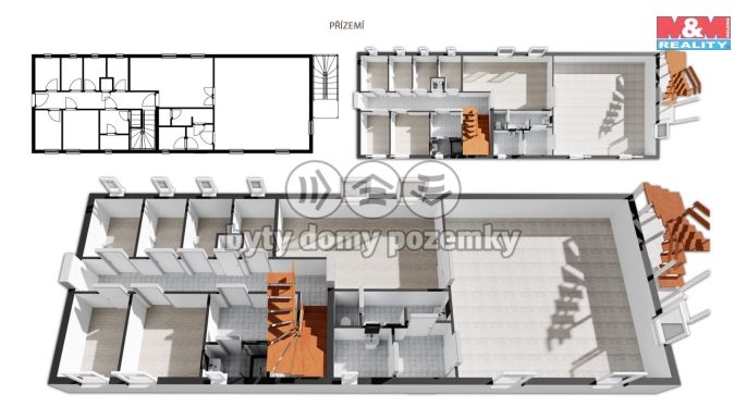 Prodej, Komerční pozemky, Gruna