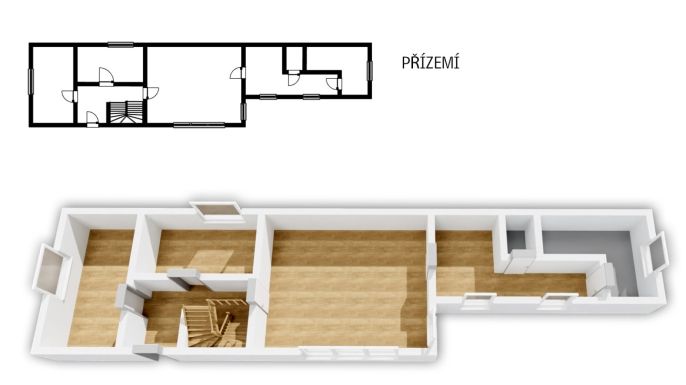 Prodej, Rodinný dům, Verneřice
