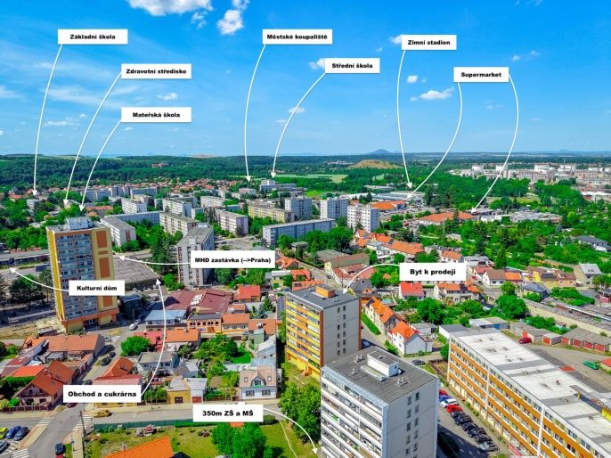 Prodej, Byt 2+1, Kralupy nad Vltavou