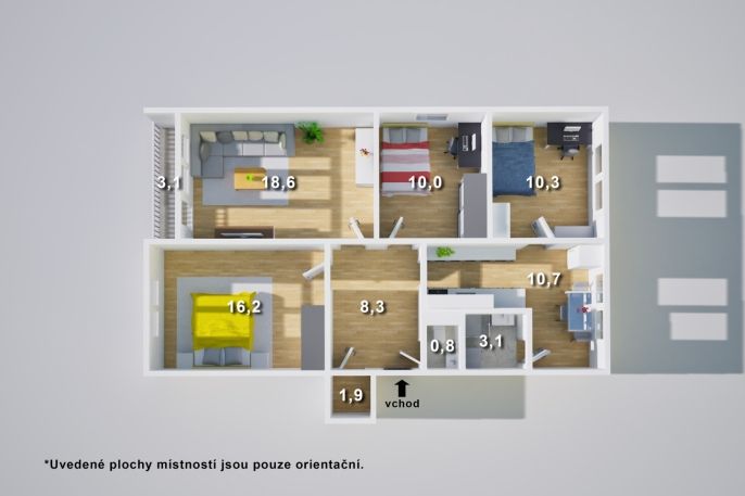 Prodej, Byt 4+1, Ústí nad Labem