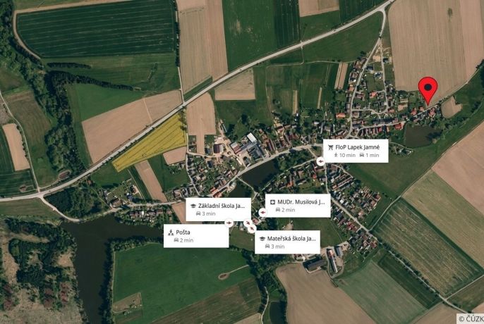 Prodej, Pozemek k bydlení, Jamné