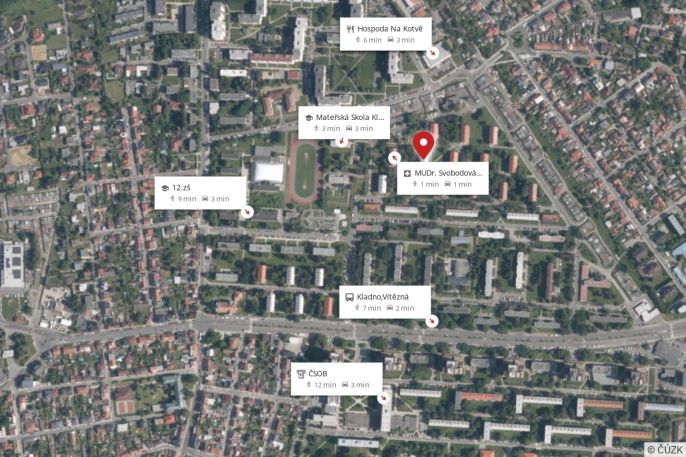 Pronájem, Byt 1+1, Kladno