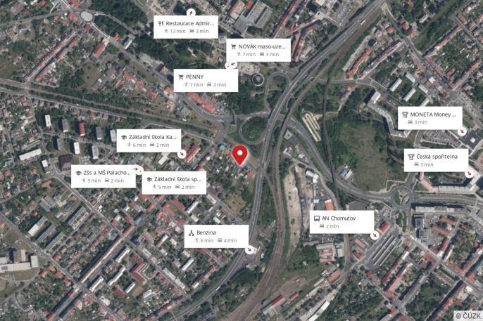 Pronájem, Obchodní objekt, Chomutov