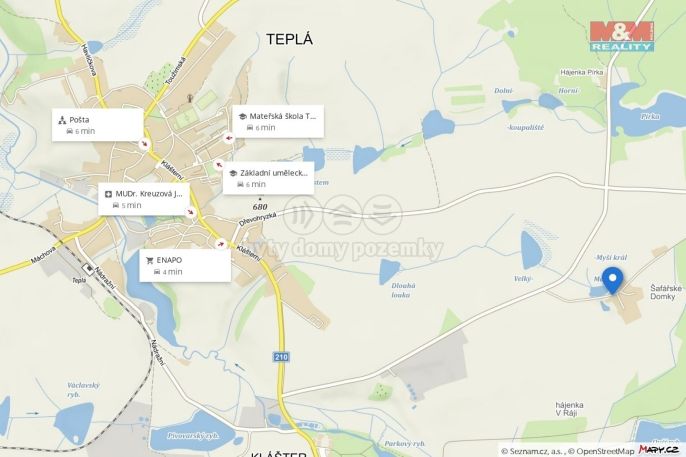 Prodej, Rodinný dům, Teplá