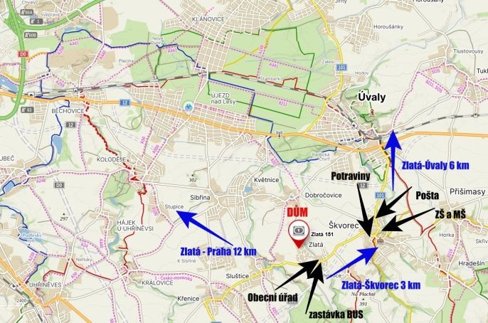 Prodej, Rodinný dům, Zlatá