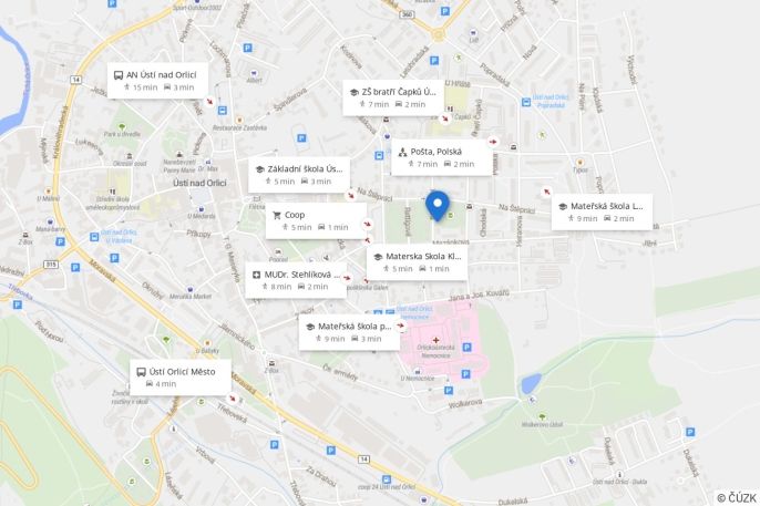 Prodej, Byt 2+1, Ústí nad Orlicí