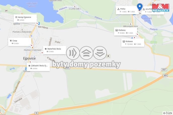 Prodej, Pozemek k bydlení, Klabava