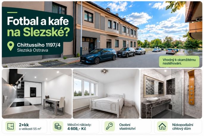 Prodej, Atypický byt, Ostrava