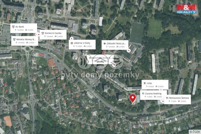 Pronájem, Byt 1+1, Ostrava