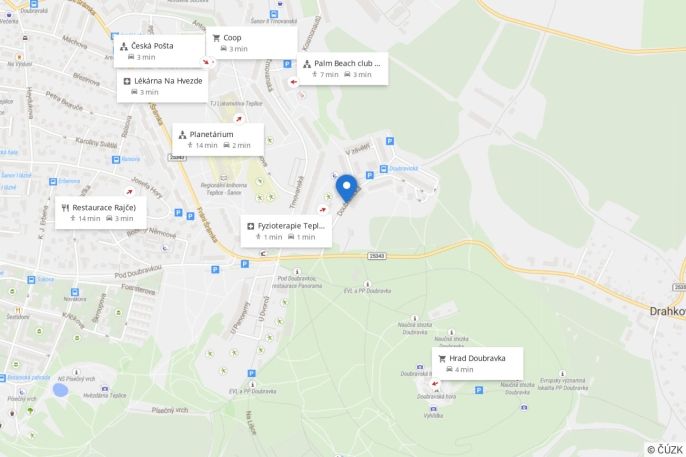 Pronájem, Byt 2+kk, Teplice