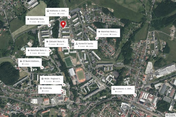 Prodej, Byt 4+1, Klášterec nad Ohří