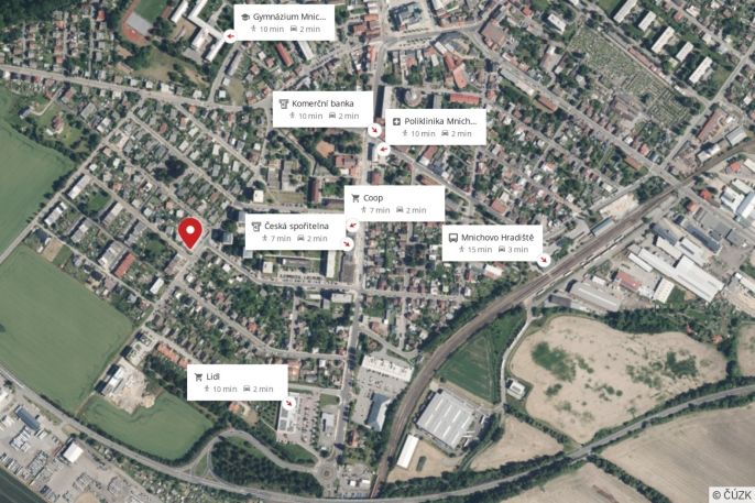 Pronájem, Byt 2+1, Mnichovo Hradiště