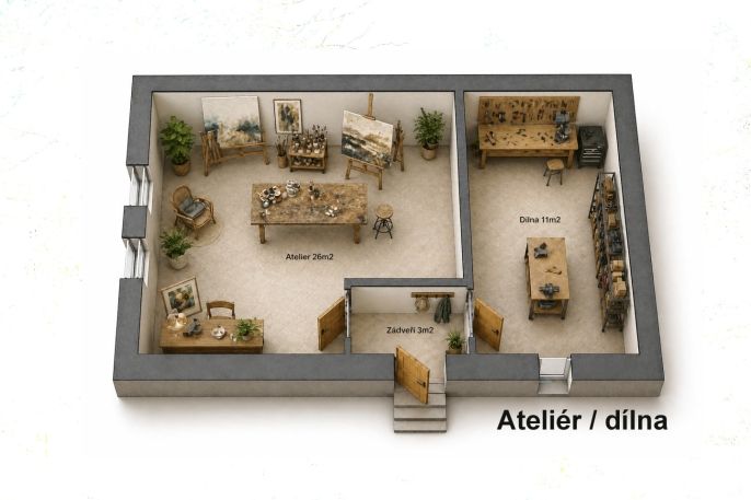 Prodej, Rodinný dům, Divišov