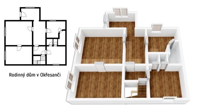 Prodej, Rodinný dům, Okřesaneč