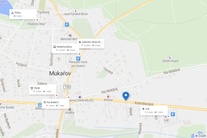 Pronájem, Obchod a služby, Mukařov