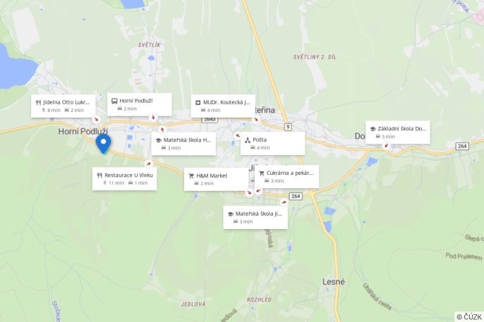 Prodej, Pozemek k bydlení, Horní Podluží