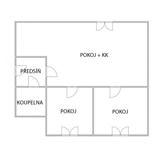 Pronájem, Byt 3+kk, Církvice