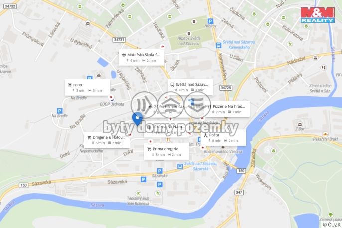 Pronájem, Byt 2+kk, Světlá nad Sázavou