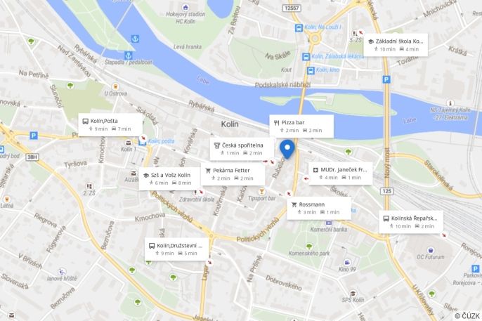 Pronájem, Byt 3+kk, Kolín