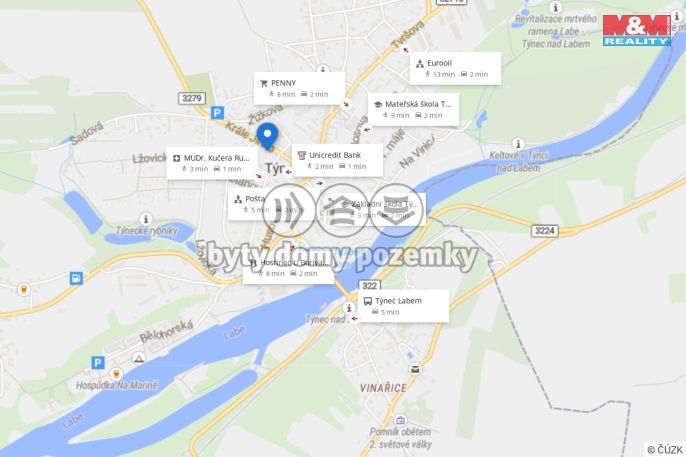 Prodej, Rodinný dům, Týnec nad Labem