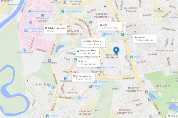 Prodej, Byt 2+1, 60 m², Hradec Králové, Mandysova