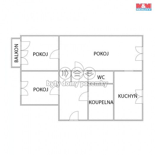 Prodej, Byt 3+1, Ostrava