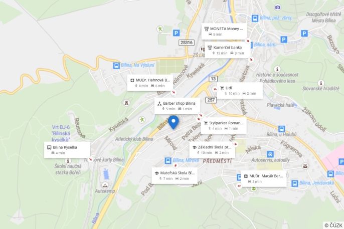Prodej, Byt 2+1, Bílina