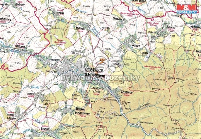 Prodej, Pole, Chvalčov