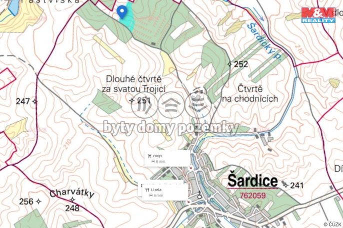 Prodej, Vinice, Šardice