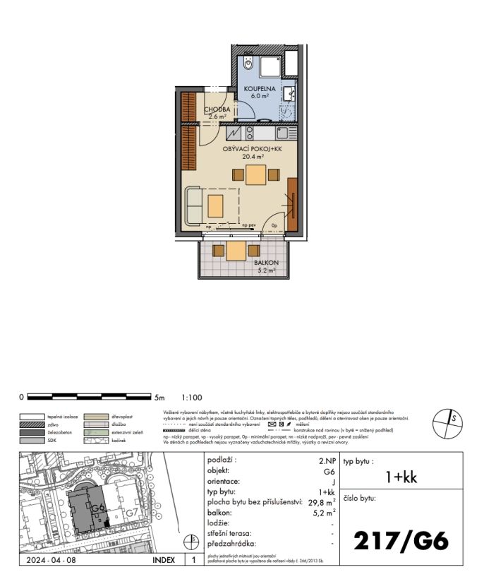 Prodej, Byt 1+kk, Praha