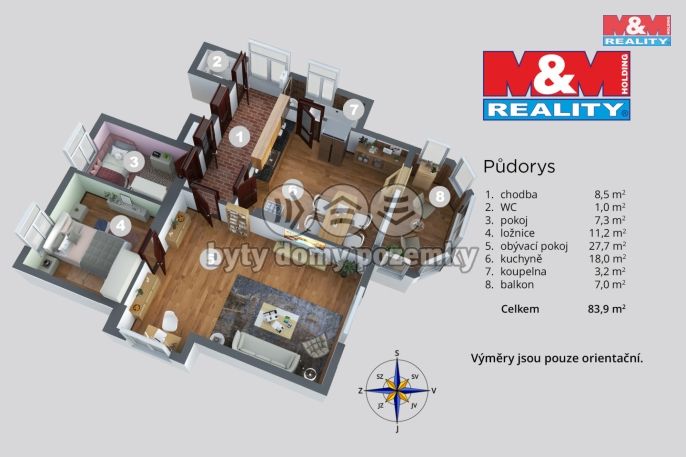 Prodej, Byt 3+1, Teplice