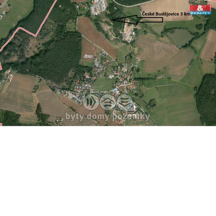 Prodej, Pozemek k bydlení, Jivno