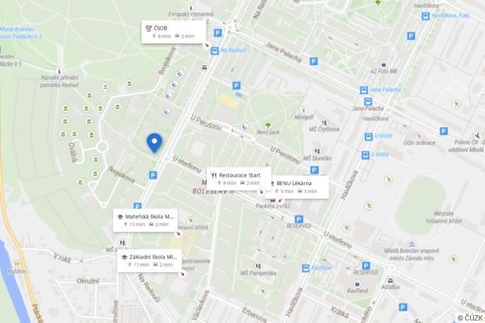 Pronájem, Byt 1+1, Mladá Boleslav