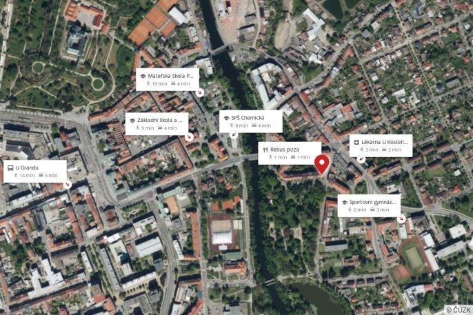 Prodej, Byt 1+1, Pardubice