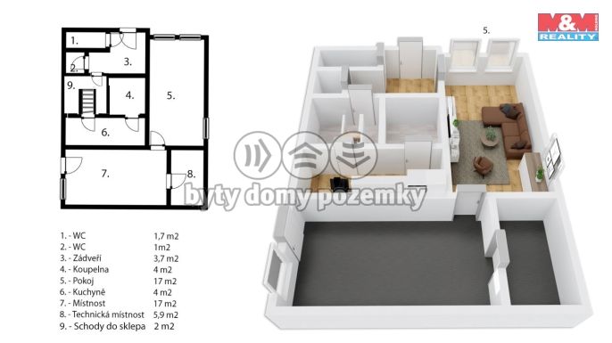 Prodej, Rodinný dům, Přerubenice