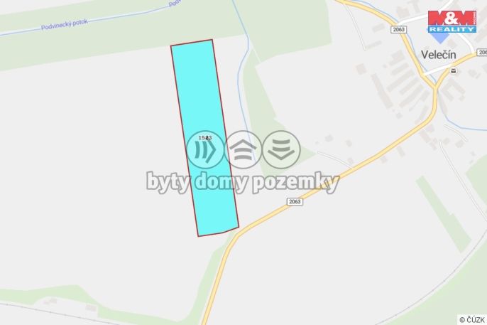 Prodej, Pole, Velečín