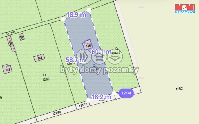 Prodej, Pozemek k bydlení, Husinec