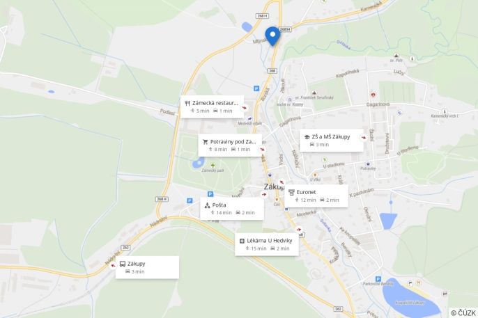 Pronájem, Byt 2+kk, Zákupy