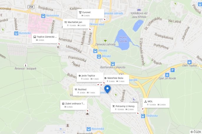 Prodej, Byt 2+kk, Teplice
