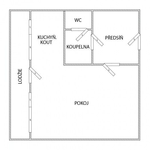Pronájem, Byt 1+1, Kutná Hora