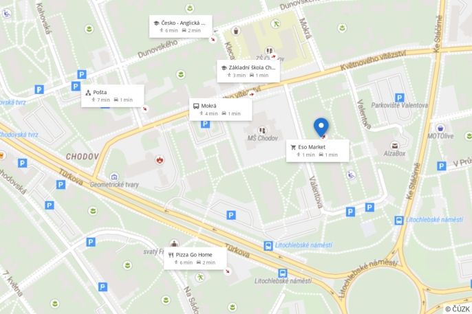 Pronájem, Byt 1+kk, Praha