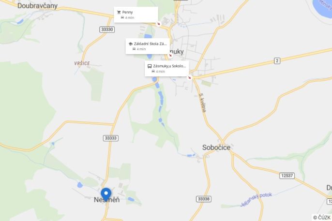 Pronájem, Byt 3+kk, Zásmuky