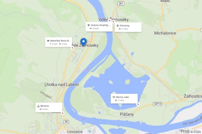 Prodej, Chata, Malé Žernoseky