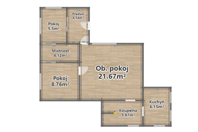 Pronájem, Chata, Trpísty