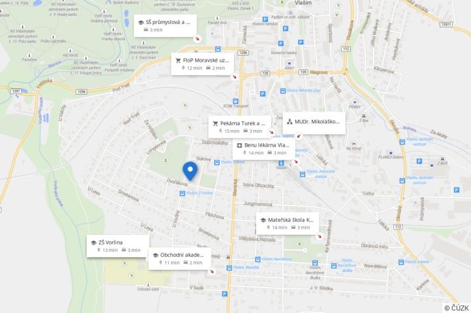 Pronájem, Byt 1+kk, Vlašim