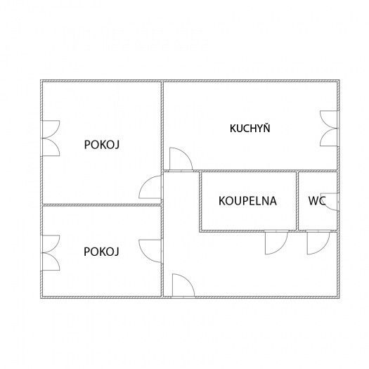 Pronájem, Byt 2+1, Strakonice